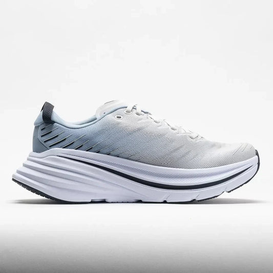 Hoka Bondi X Men's Blanc de Blanc/Blue Fog